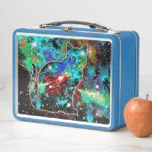 Cosmic Cat Lambda Metal Lunchbox メタルランチボックス (インサイチュ)