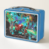 Cosmic Cat Lambda Metal Lunchbox メタルランチボックス (正面)