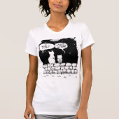 Cosmic Cat Perspective Funny Cat Art Tシャツ (正面)