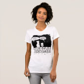 Cosmic Cat Perspective Funny Cat Art Tシャツ (正面フル)