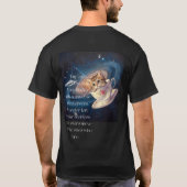 Cosmic Cat Tee – Cute Space Kitten Tシャツ (裏面)