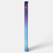 Cosmic Cherry Phone Case - Celestial Light Burst Samsung Galaxyケース (左側面)