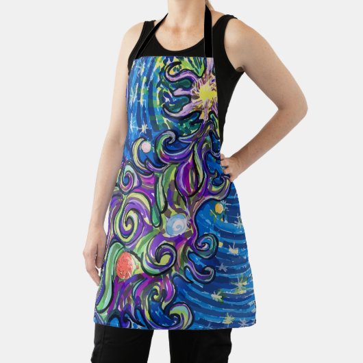 Cosmic Christmas Tree エプロン (インサイチュ)