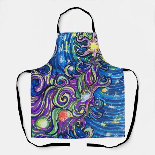 Cosmic Christmas Tree エプロン (正面)