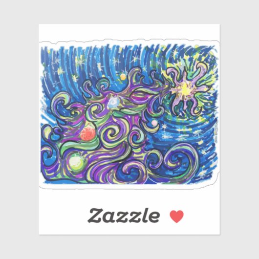 Cosmic Christmas Tree シール (シート)