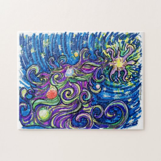 Cosmic Christmas Tree ジグソーパズル (横)