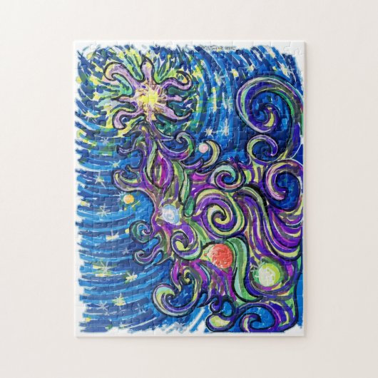 Cosmic Christmas Tree ジグソーパズル (縦)