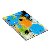 Cosmic Chromatic Splatter: Abstract Orbit ノートブック (右側)