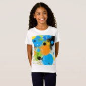 Cosmic Chromatic Splatter: Abstract Orbit Tシャツ (正面フル)