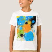 Cosmic Chromatic Splatter: Abstract Orbit Tシャツ (正面)