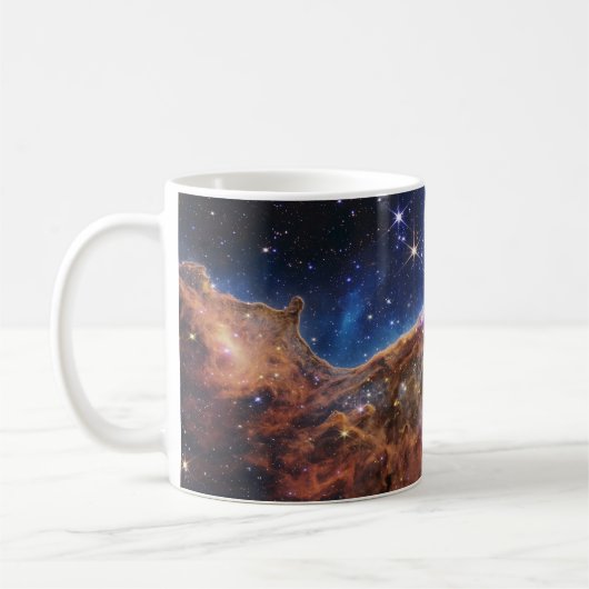 Cosmic Cliffs in the Carina Nebula コーヒーマグカップ (左)