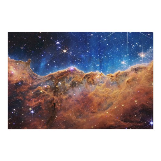 Cosmic Cliffs in the Carina Nebula フォトプリント (正面)