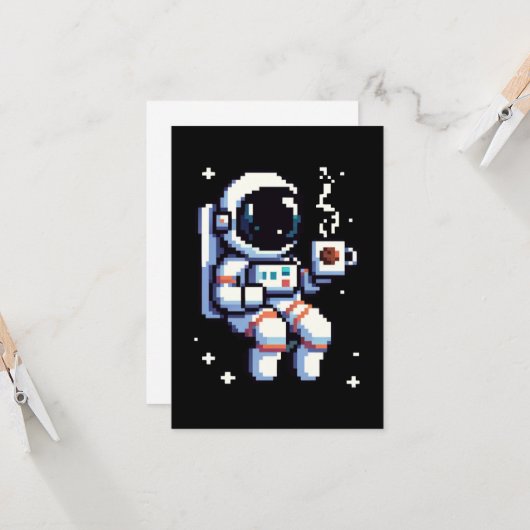 Cosmic Coffee Break: Astro Java -宇宙Sipper カード (正面/裏面インサイチュ)