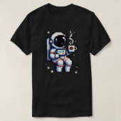 Cosmic Coffee Break: Astro Java -宇宙Sipper Tシャツ (デザイン正面)