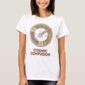 Cosmic Confusion – Zodiac Chaos Design Tシャツ (正面)