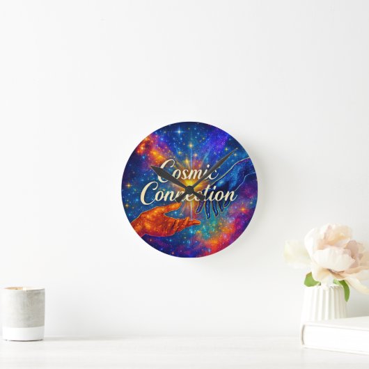 🪐 Cosmic Connection Decorative Clock ラウンド壁時計 (ホーム)
