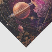 Cosmic Crystal Ringed Planet Fantasy Art (8) 薄葉紙 (詳細)