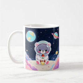 Cosmic Cuddle Astronaut Bear コーヒーマグカップ