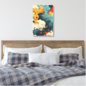 Cosmic Currents キャンバスプリント (インサイチュ (寝室))