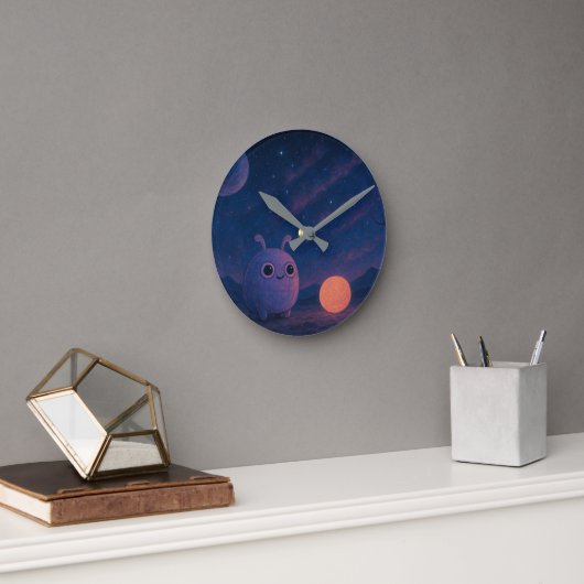Cosmic Cutie Wall Clock ラウンド壁時計 (オフィス)