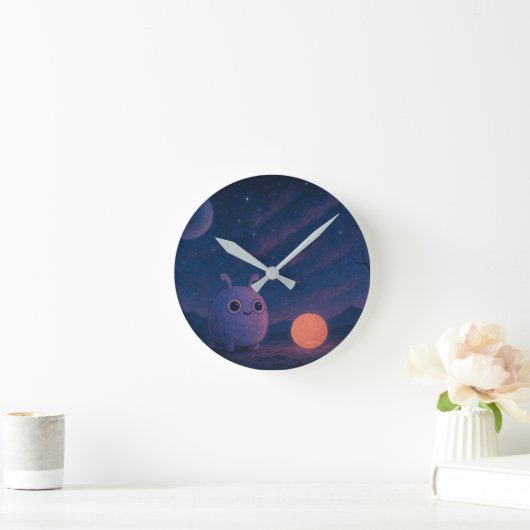 Cosmic Cutie Wall Clock ラウンド壁時計 (ホーム)