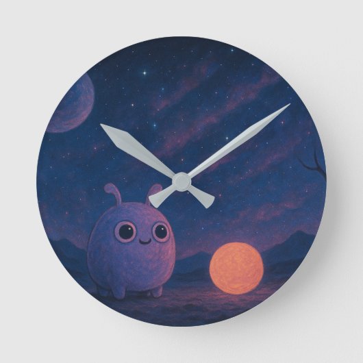 Cosmic Cutie Wall Clock ラウンド壁時計 (正面)