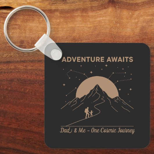 Cosmic Dad & Me Adventure キーホルダー (正面)