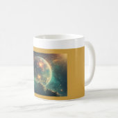 Cosmic Dawn Nebula Design コーヒーマグカップ (正面右)