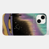 Cosmic Desert Aurora • Retro Western Night Sky Case-Mate iPhoneケース (裏面 (横))