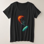 Cosmic Divergence プラスサイズTシャツ (デザイン正面)