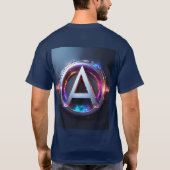 Cosmic DJ Spiral – 音楽と宇宙 Tシャツ (裏面)