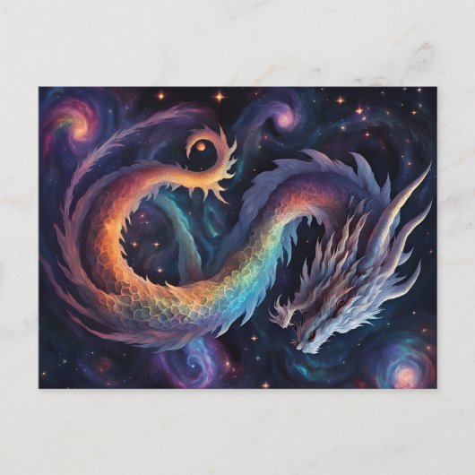 cosmic dragon postcard ポストカード (正面)