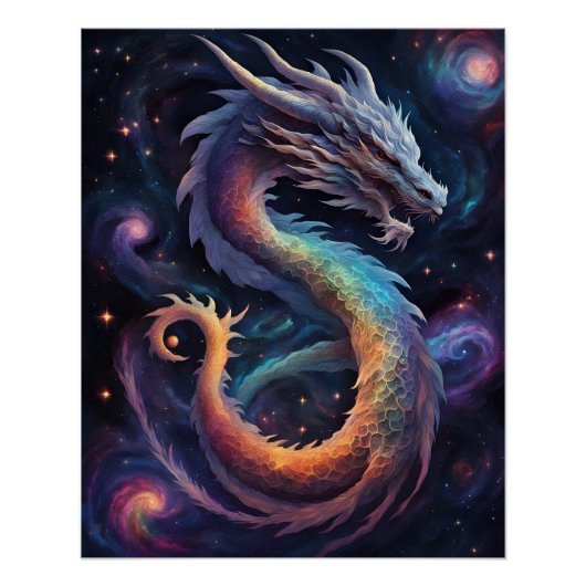 cosmic dragon poster ポスター (正面)