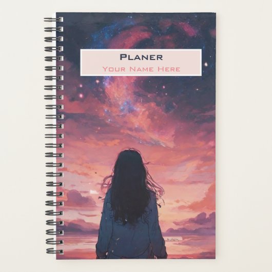 Cosmic Dreams - Customizable Planner プランナー手帳 (正面)