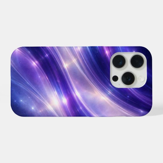 Cosmic Drift Holographic Gradient Phone Case iPhoneケース (裏面横)