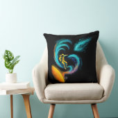 Cosmic Drift: Swirling Nebula Journey クッション (椅子)