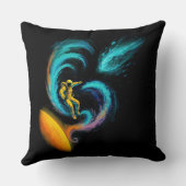 Cosmic Drift: Swirling Nebula Journey クッション (裏面)