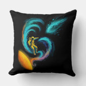 Cosmic Drift: Swirling Nebula Journey クッション (正面)