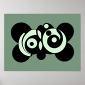 Cosmic Echoes:抽象芸術円融合 ポスター (正面)