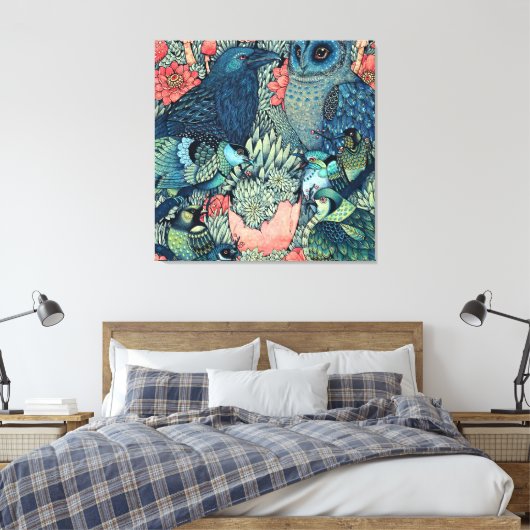 Cosmic Egg キャンバスプリント (インサイチュ (寝室))