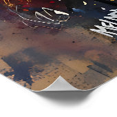 Cosmic Electric Guitar ポスター (角)