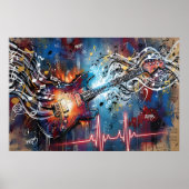 Cosmic Electric Guitar ポスター (正面)