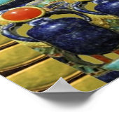 COSMIC Energy and Spiritつながりエジプト美術 ポスター (角)