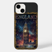 Cosmic England Big Ben Celestial Art Case-Mate iPhoneケース (裏面)