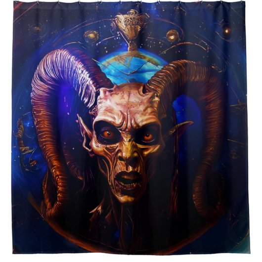 cosmic eye 80x60 001 シャワーカーテン (正面)