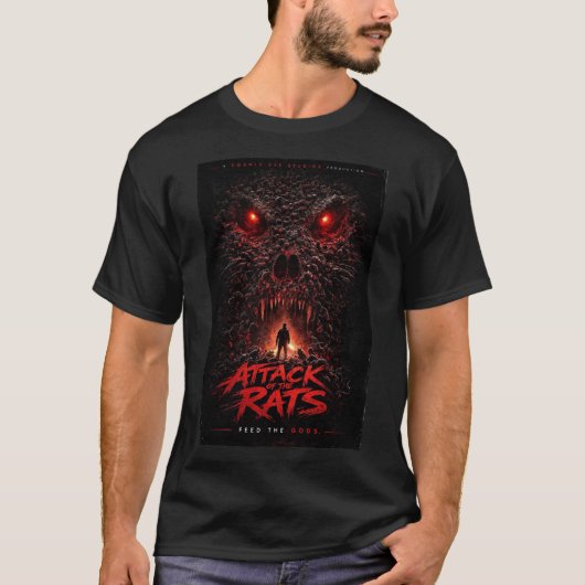 Cosmic Eye™ – Attack of the Rats “Feed the Gods”  Tシャツ (正面)