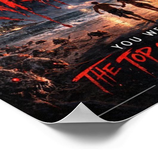 Cosmic Eye – Beach Apocalypse Horror Poster ポスター (角)