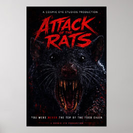 Cosmic Eye – Creature Close-Up Horror Poster ポスター