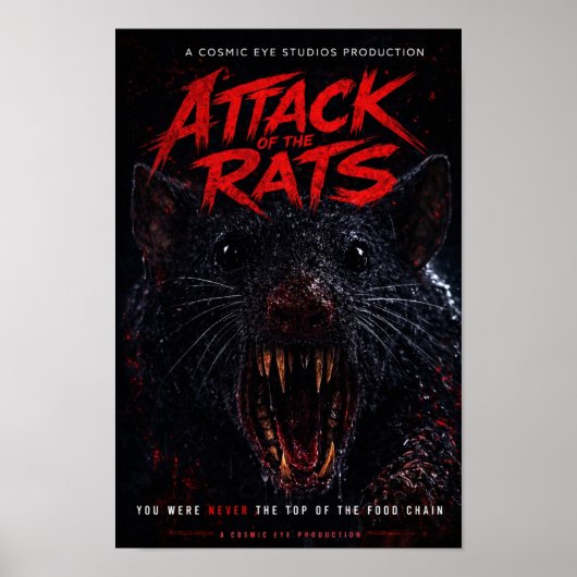 Cosmic Eye – Creature Close-Up Horror Poster ポスター (正面)