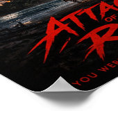 Cosmic Eye – Night Beach Creature Horror Poster ポスター (角)